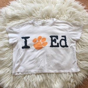 Ed Sheeran White Crop Top